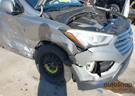 2016 Hyundai Santa Fe Se from USA, damaged, VIN KM8SM4HFXGU138446